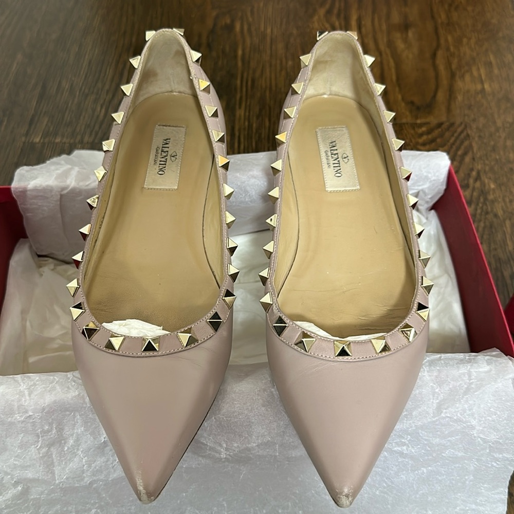 Valentino Rockstud ballet flat